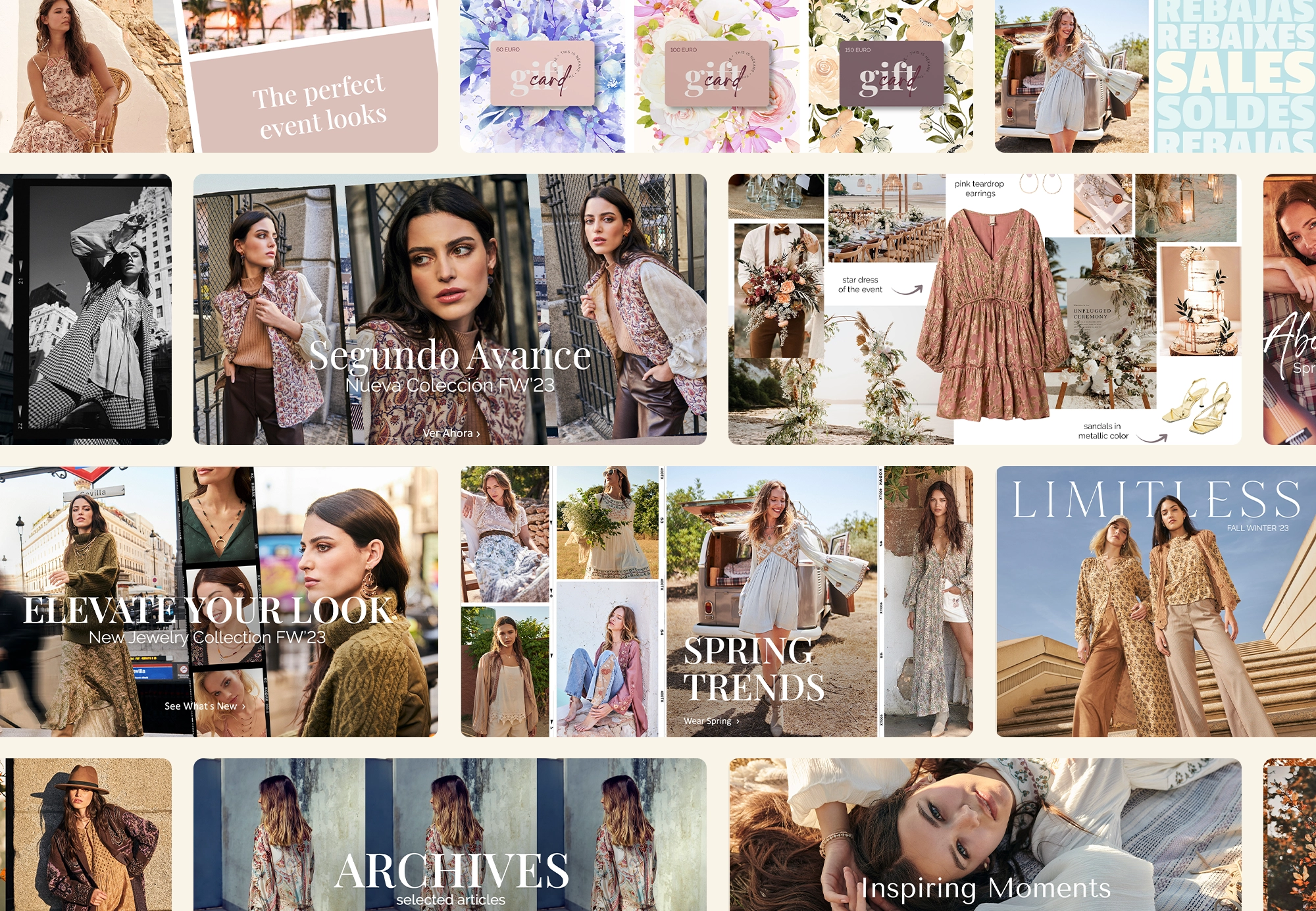 Fashion ecommerce website banner designs