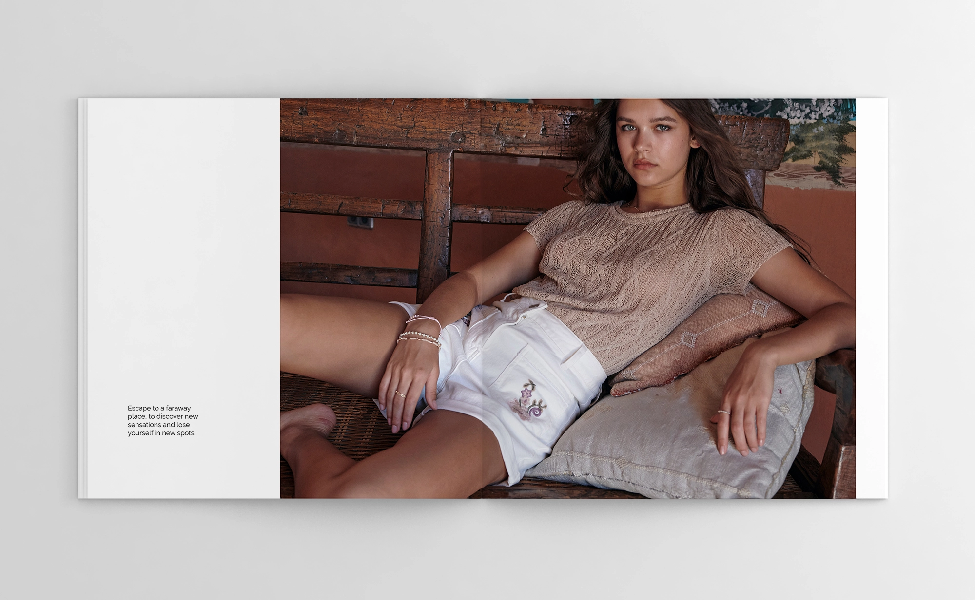 Fashion brand fashion lookbook design